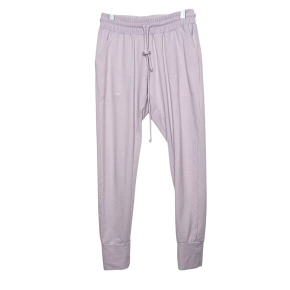 FREE PEOPLE FP MOVEMENT Sunny Skinny Sweatpants Elastic Waist Lavender Womens M - Picture 13 of 13